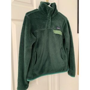 Women's Re-Tool Snap-T® Fleece Pullover; Green; M